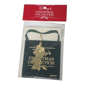 VTG Disney Christmas Collection, 24K Gold on Brass Minnie Mouse Angel Ornament